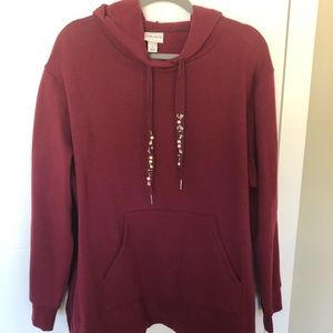 Embellished hoodie
